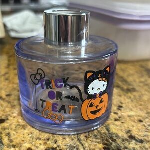 Hello Kitty Trick or Treat glass holder - Purple and Orange